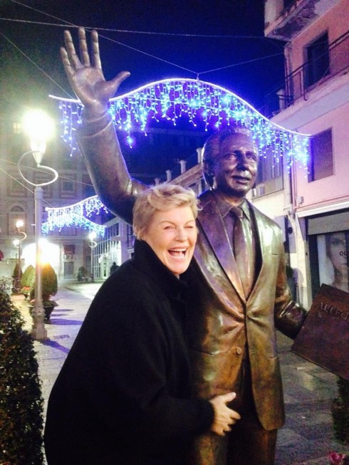 Flavia Frazzi - palle di Mike - Sanremo Flavia Frazzi - palle di Mike - Sanremo