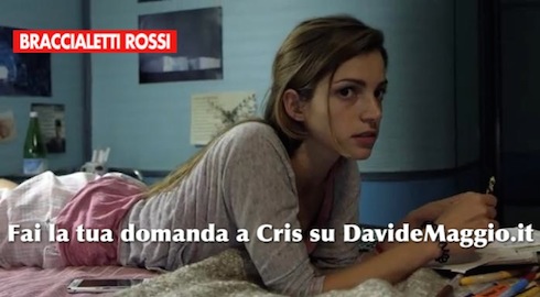 BRACCIALETTI ROSSI: FAI LA TUA DOMANDA A CRIS. AURORA RUFFINO RISPONDERA’ IN VIDEO SU DM