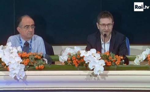 FESTIVAL DI SANREMO 2014: LA CONFERENZA STAMPA DELLA TERZA SERATA. FAZIO: MI SONO ROTTO DI ESSERE DEFINITO BUONISTA