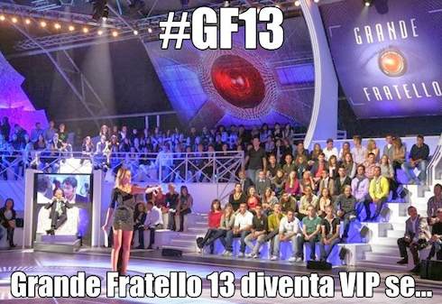 BOOM! GRANDE FRATELLO 13 PRONTO UN PIANO B: GF13 DIVENTA VIP IN CASO DI INSUCCESSO DELLA PREMIERE. E’ GIA’ STATA ALLERTATA…
