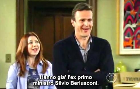HOW I MET YOUR MOTHER 8: SU ITALIA1 CENSURATA LA BATTUTA SU SILVIO BERLUSCONI (VIDEO)