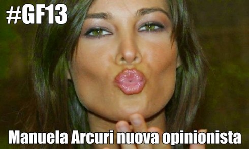 GRANDE FRATELLO 13: MANUELA ARCURI E CESARE CUNACCIA OPINIONISTI