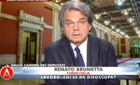 AGORA, RENATO BRUNETTA LASCIA LO STUDIO: “SIGNOR CONDUTTORE ARRIVEDERCI”