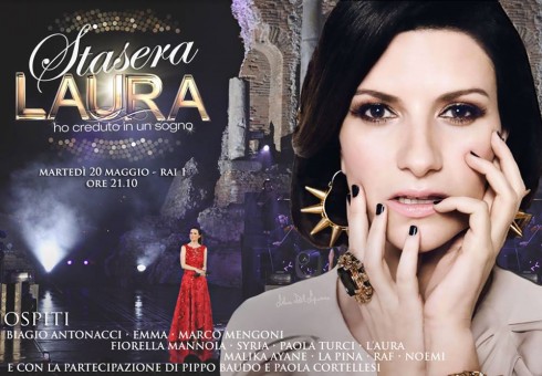 STASERA LAURA: LA PAUSINI FESTEGGIA SU RAI 1 I SUOI PRIMI 40 ANNI E I 20 DI CARRIERA