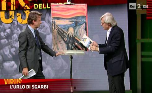 BERLUSCONI STASERA A VIRUS. VITTORIO SGARBI ESTROMESSO PER PAR CONDICIO