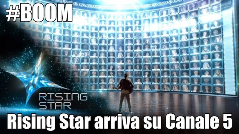 BOOM! RISING STAR ARRIVA SU CANALE 5