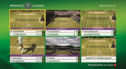 WIMBLEDON 2014: AL VIA IL TERZO SLAM DELL’ANNO IN ESCLUSIVA SU SKY