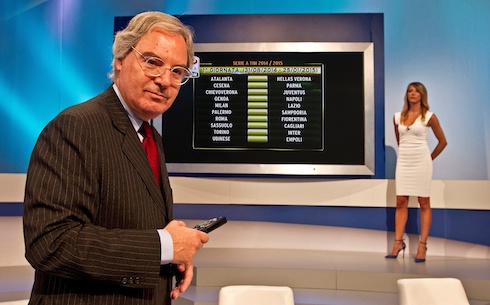 ASCOLTI SATELLITE DI LUNEDI 28 LUGLIO 2014: IN 189.319 PER LA PRESENTAZIONE DEL CALENDARIO DI SERIE A