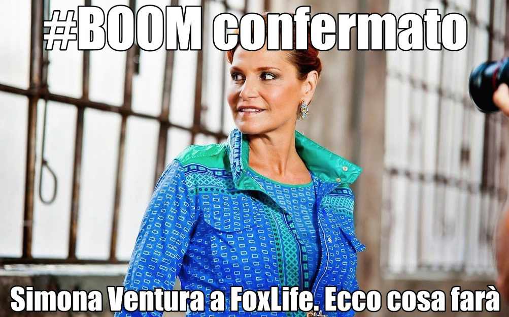 Simona Ventura a FoxLife per Il Contadino Cerca Moglie Simona Ventura a FoxLife per Il Contadino Cerca Moglie