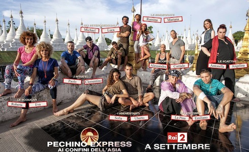 PECHINO EXPRESS 2014: ECCO IL CAST COMPLETO