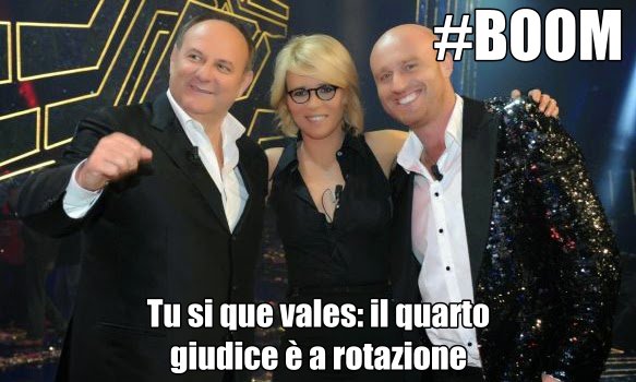 BOOM! TU SI QUE VALES: IL QUARTO GIUDICE E’ A ROTAZIONE