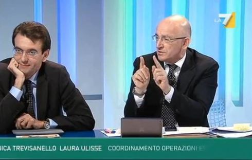 OMNIBUS, IL DEPUTATO SISTO DI FORZA ITALIA IN DIRETTA: CIAO MAMMA, SONO QUI E TI VOGLIO SALUTARE