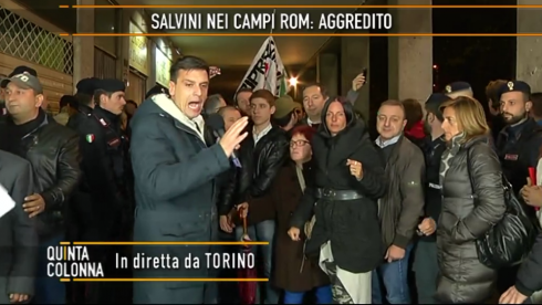 QUINTA COLONNA: BOMBA CARTA ESPLODE IN DIRETTA. DEL DEBBIO SBROCCA CONTRO LA PIAZZA