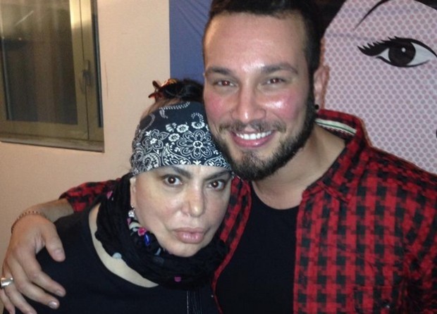 Loredana Bertè con Antonino Loredana Bertè con Antonino