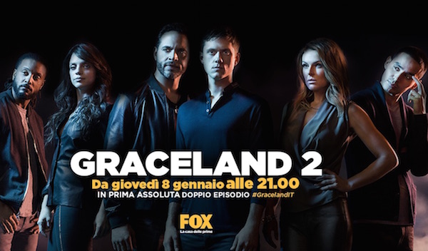 GRACELAND 2: DA STASERA SU FOX TORNANO L’AZIONE E LE BUGIE DI UN GRUPPO DI COINQUILINI MOLTO SPECIALI