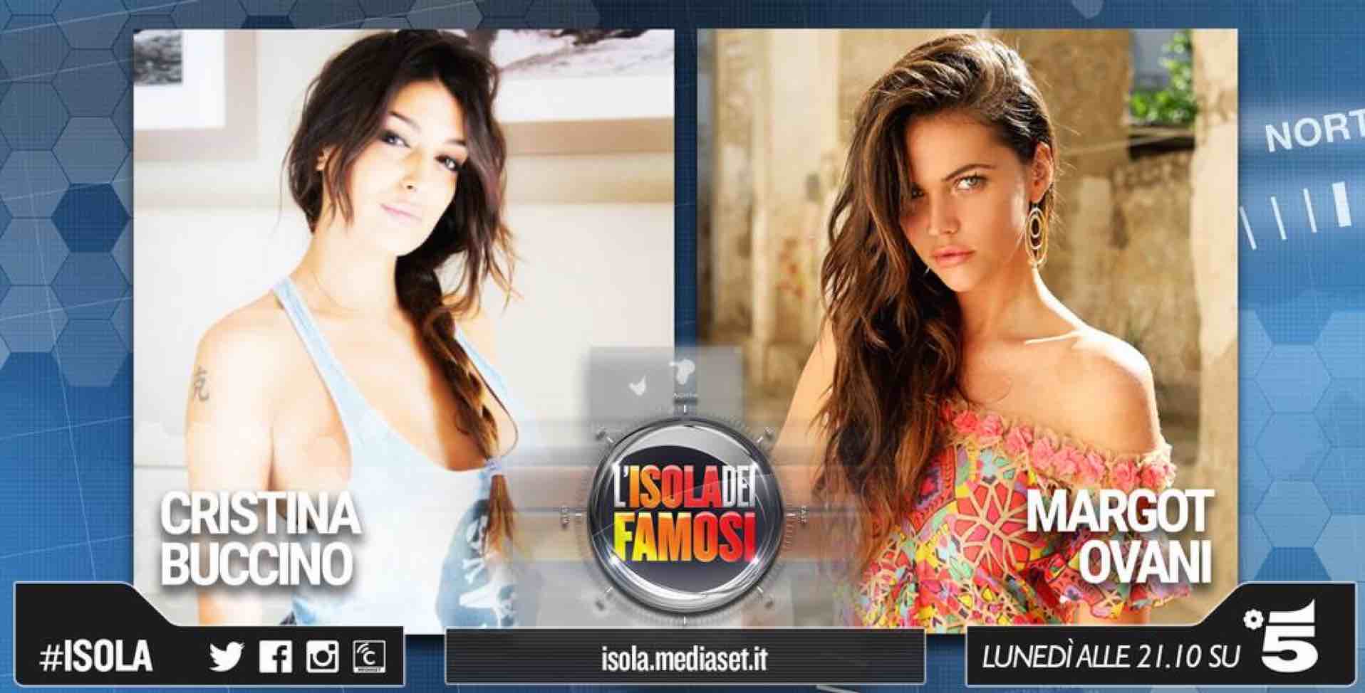 Isola dei Famosi 2015 - Cristina Buccino e Margot Ovani Isola dei Famosi 2015 - Cristina Buccino e Margot Ovani