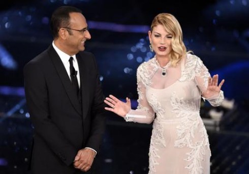 FESTIVAL DI SANREMO 2015 – PRIMA SERATA IN DIRETTA: I MENO VOTATI FABIAN, DI MICHELE CON PLATINETTE, GRIGNANI E BRITTI