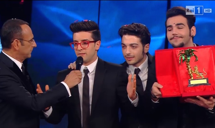 IL VOLO VINCE IL FESTIVAL DI SANREMO 2015