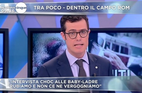SERVIZIO PUBBLICO ACCUSA MATTINO CINQUE: SCONTRO SULL’INTERVISTA ALLA RAGAZZA ROM. LA REPLICA DI FEDERICO NOVELLA