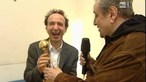 ROBERTO BENIGNI VINCE IL PREMIO TV 2015 PER L’EVENTO STRAORDINARIO TELEVISIVO DELL’ANNO