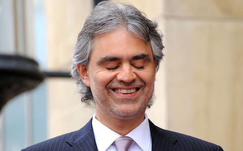 ANDREA BOCELLI AGLI MTV EMA 2015