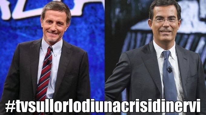 TV SULL’ORLO DI UNA CRISI DI NERVI: BALLARO’ E diMARTEDI’ DALL’ANALISTA IN SEDUTA COMUNE