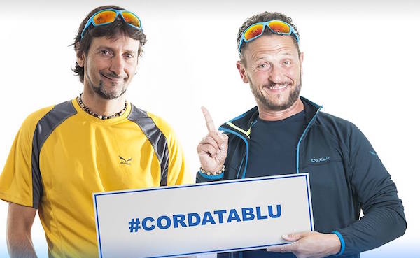 MONTE BIANCO, CORDATA BLU: ENZO SALVI E ALBERTO MIELE