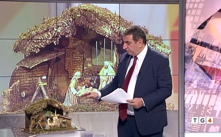 TG4, PRESEPE IN STUDIO FINO AL 6 GENNAIO. “MAI COME ADESSO LE NOSTRE TRADIZIONI VANNO DIFESE”