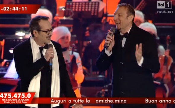 ASCOLTI TV | GIOVEDI 31 DICEMBRE 2015. L’ANNO CHE VERRA’ (31.45%) SURCLASSA D’ALESSIO (17.49%)