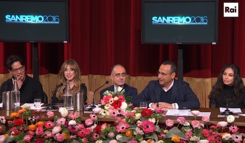 Festival di Sanremo 2016 conferenza stampa 1