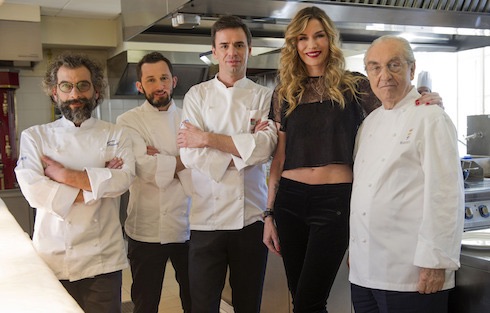 IL PRANZO DELLA DOMENICA: A CANALE 5 SI CUCINA CON GUALTIERO MARCHESI ED ELENOIRE CASALEGNO