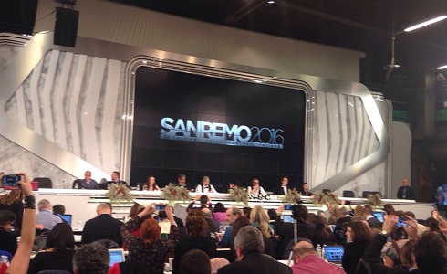 FESTIVAL DI SANREMO 2016: LA CONFERENZA STAMPA DEL VINCITORE