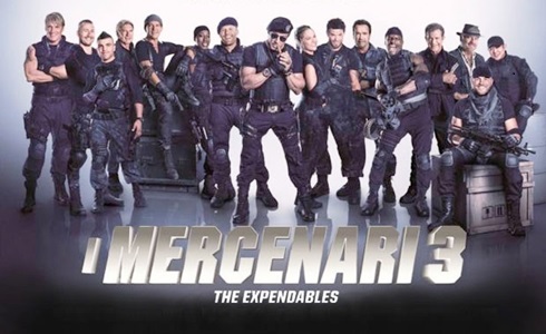PROGRAMMI TV DI STASERA, LUNEDÌ 7 MARZO 2016. SU CANALE 5 IN PRIMA TV IL FILM I MERCENARI 3