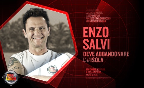 ISOLA DEI FAMOSI 2016: ENZO SALVI ELIMINATO