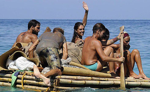 ISOLA DEI FAMOSI 2016: LA ZATTERA