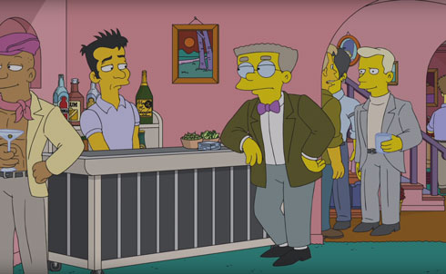 I SIMPSON: SMITHERS FA COMING OUT. FESTA GAY DA HOMER (VIDEO)