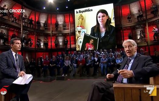 FORTUNA LOFFREDO “SI ATTEGGIAVA DA 16ENNE”: CORRADO AUGIAS NELLA POLEMICA. DA LA7 PIOVONO CRITICHE