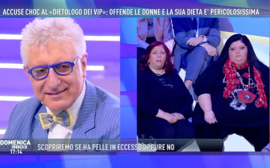 DOMENICA LIVE: IL DOTTOR LEMME SCHIAFFEGGIATO. “HA CHIAMATO MIA FIGLIA CICCIONA, VERGOGNA”