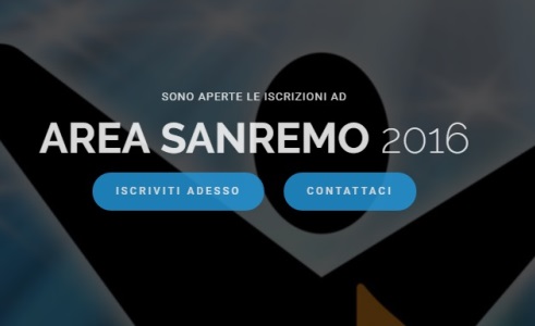 AREA SANREMO 2016: APERTE LE ISCRIZIONI