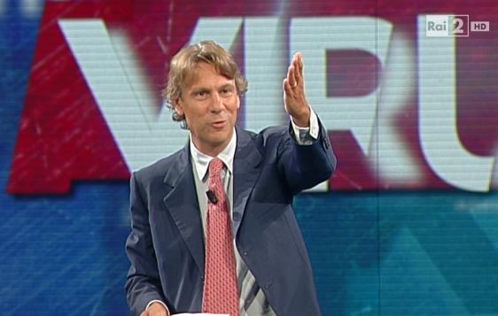 RENZI ALL’ULTIMA DI VIRUS, PORRO SI SCATENA: “PRESIDENTE, SPEGNE LEI LE LUCI DELLO STUDIO?”