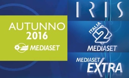 PALINSESTI IRIS, ITALIA2 E MEDIASET EXTRA 2016/2017