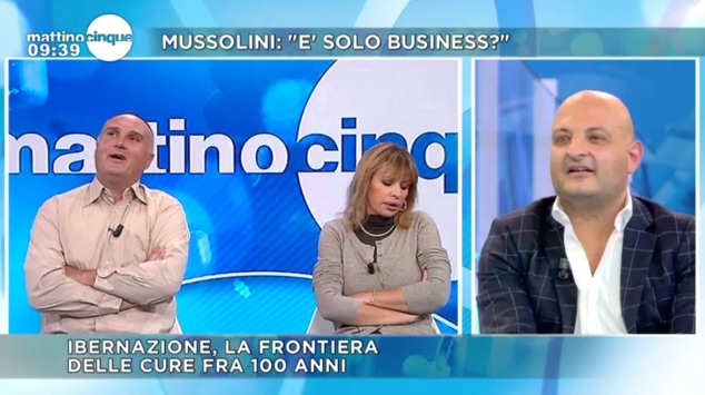A MATTINO CINQUE: “HO IBERNATO MIA MADRE”. ED E’ SUBITO ALESSANDRA MUSSOLINI SHOW. IL CONDUTTORE: L’ARGOMENTO E’ CALDO!