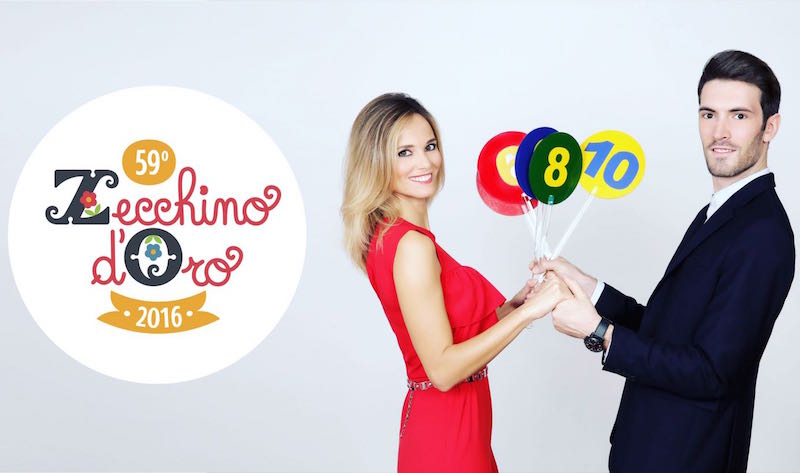 LO ZECCHINO D’ORO 2016: AL VIA DOMANI LA 59° EDIZIONE CON GIOVANNI CACCAMO E FRANCESCA FIALDINI. OSPITI ARISA E TRICARICO