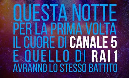 CAPODANNO A ‘RETI UNIFICATE’: COLLEGAMENTO TRA GIGI D’ALESSIO (CANALE 5) E AMADEUS (RAI1)