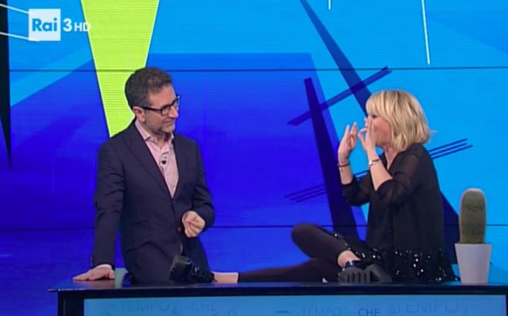 CHE TEMPO CHE FA: MARIA DE FILIPPI INTERVIENE PER UNA GAG CON LA LITTIZZETTO