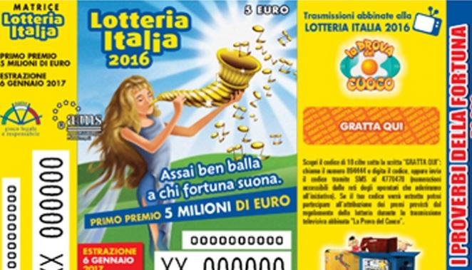 BIGLIETTI VINCENTI LOTTERIA ITALIA