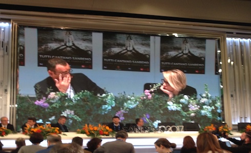 FESTIVAL DI SANREMO 2017: CARLO CONTI SI COMMUOVE IN CONFERENZA