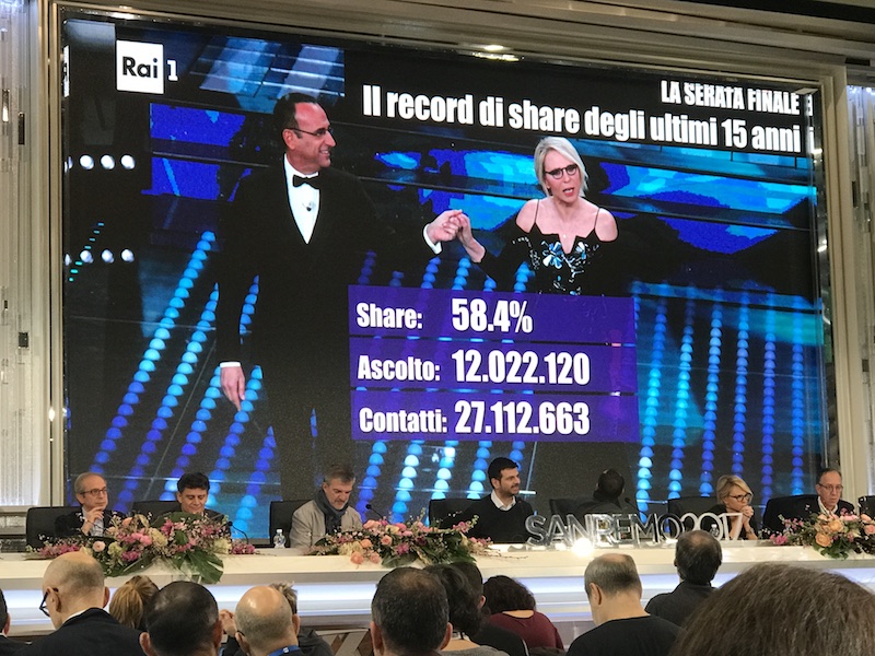 Conferenza finale Sanremo 2017