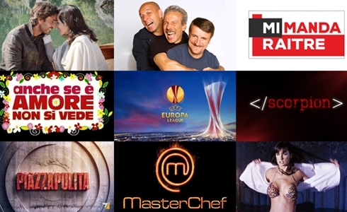 Programmi TV di stasera, giovedì 16 febbraio 2017. Un Passo dal Cielo 4, l’Europa League o MasterChef?