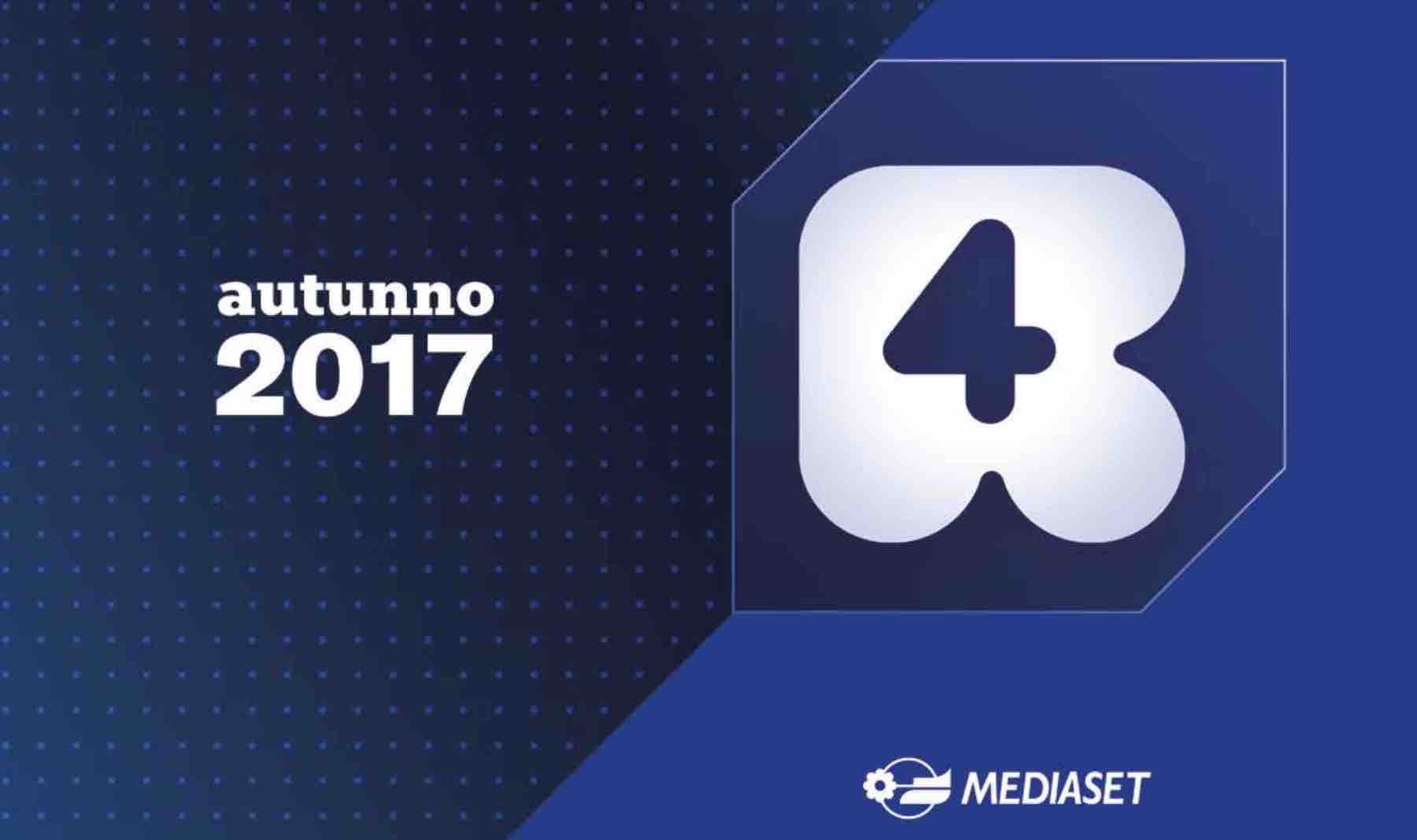 Palinsesti Rete4, autunno 2017